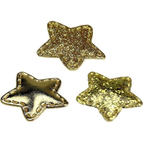 Ozdoba materiałowa Craft-Fun Series Złote gwiazki Titanum (BJ25042703) Ozdoba materiałowa Craft-Fun Series Złote gwiazki Titanum (BJ25042703)
