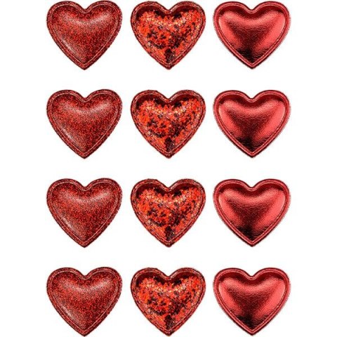 Ozdoba materiałowa Craft-Fun Series samoprzylepna Czerwone serduszka Titanum (BJ25042711) Ozdoba materiałowa Craft-Fun Series samoprzylepna Czerwone serduszka Titanum (BJ25042711)