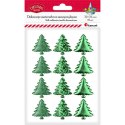 Ozdoba materiałowa Craft-Fun Series samoprzylepna Zielone choinki Titanum (BJ25042715)