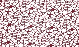 Ozdoba materiałowa Craft-Fun Series siatka koronkowa ciemnoczerwona Titanum (25CR0331-19)