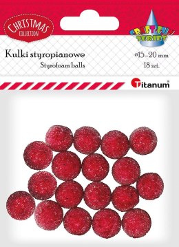 Ozdoba świąteczna Craft-Fun Series styropianowe kule Titanum (25YX0514-4)