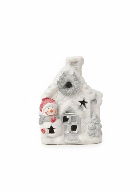 Ozdoba świąteczna domek ceramiczny ze światłem (787197) Ozdoba świąteczna domek ceramiczny ze światłem (787197)