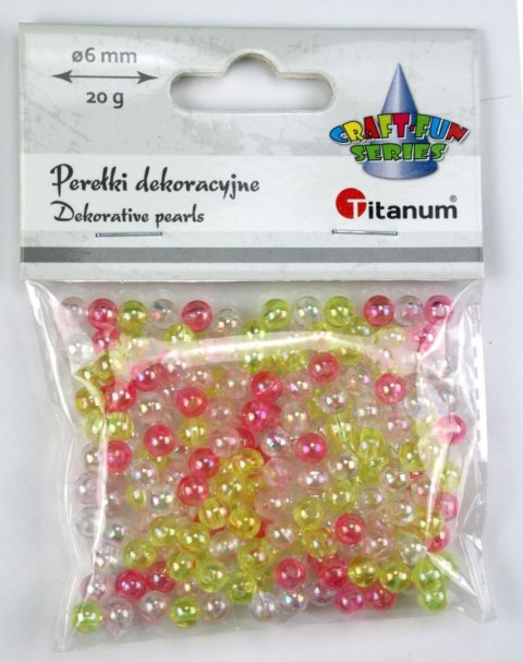 Perełki Craft-Fun Series 6mm mix Titanum (BJ25042730) Perełki Craft-Fun Series 6mm mix Titanum (BJ25042730)