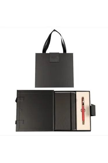 Zestaw piśmienniczy PREMIUM CLASSIC CZERWONO-ZŁOTY DŁUG.+NOTES W ETUI PREMIUM Cresco (8300232-CL07) Zestaw piśmienniczy PREMIUM CLASSIC CZERWONO-ZŁOTY DŁUG.+NOTES W ETUI PREMIUM Cresco (8300232-CL07)