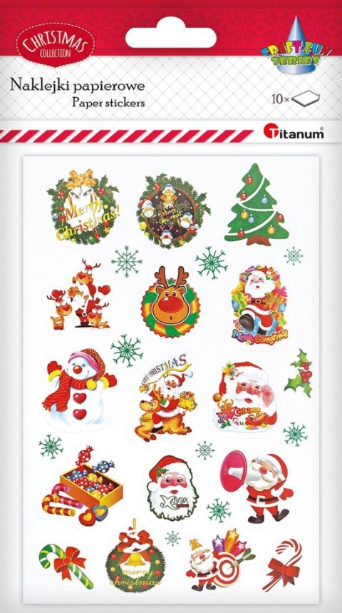 Naklejka (nalepka) Craft-Fun Series 10 plansz Boże Narodzenie Titanum (25XQ0521-3) Naklejka (nalepka) Craft-Fun Series 10 plansz Boże Narodzenie Titanum (25XQ0521-3)