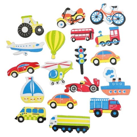 Naklejka (nalepka) Craft-Fun Series piankowe transport Titanum (4659) Naklejka (nalepka) Craft-Fun Series piankowe transport Titanum (4659)