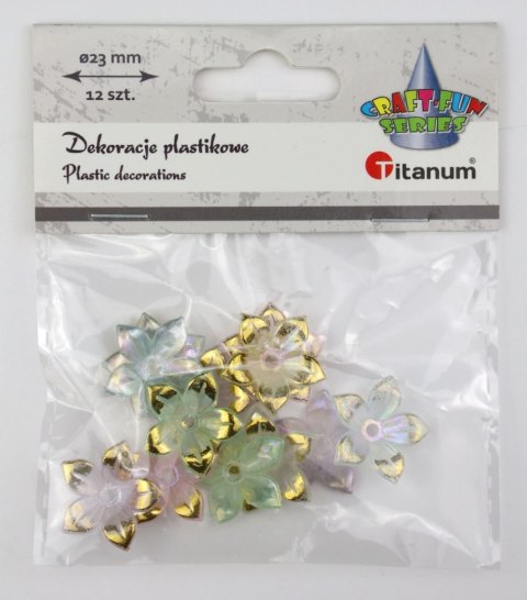Ozdoba akrylowa Craft-Fun Series kwiatki Titanum (25NR002) Ozdoba akrylowa Craft-Fun Series kwiatki Titanum (25NR002)