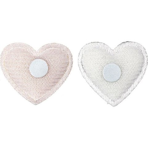 Ozdoba materiałowa Craft-Fun Series samoprzylepna Srebrne serduszka Titanum (BJ25042712) Ozdoba materiałowa Craft-Fun Series samoprzylepna Srebrne serduszka Titanum (BJ25042712)