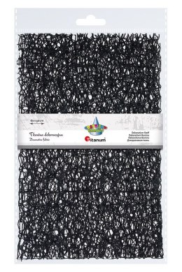Ozdoba materiałowa Craft-Fun Series siatka koronkowa czarna Titanum (25CR0331-18)