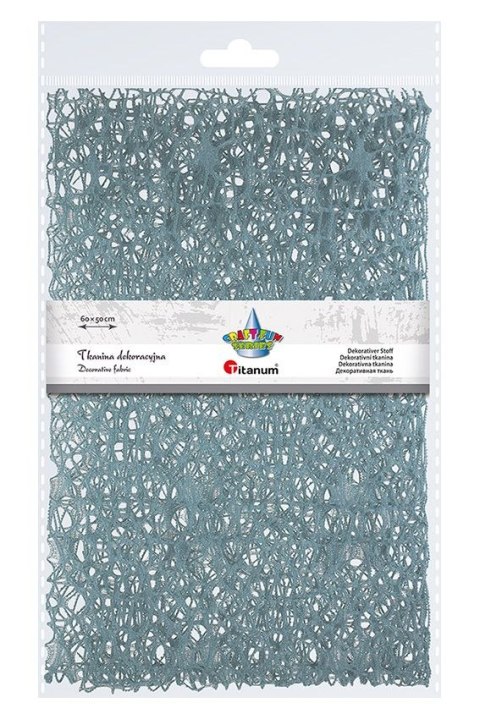 Ozdoba materiałowa Craft-Fun Series siatka koronkowa niebieska dymna Titanum (25CR0331-22) Ozdoba materiałowa Craft-Fun Series siatka koronkowa niebieska dymna Titanum (25CR0331-22)