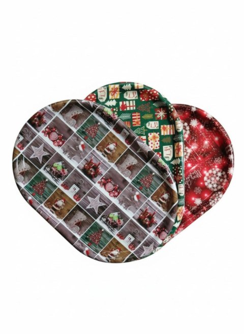 Ozdoba świąteczna talerz owalny taca (787423) Ozdoba świąteczna talerz owalny taca (787423)