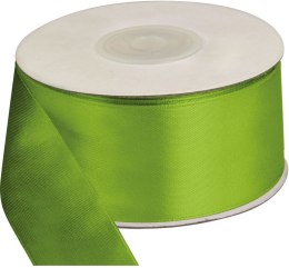 Wstążka Craft-Fun Series satynowa 38x25 [mm x m] zielone jabłko Titanum (38/25/75)