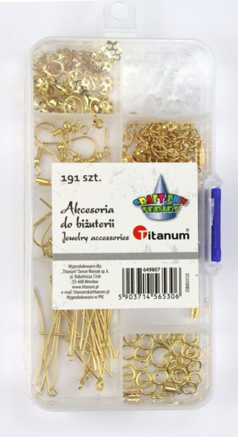 Zestaw do tworzenia biżuterii Craft-Fun Series Akcesoria do biżuterii Titanum (25BJ033122)