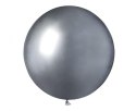 Balon gumowy shiny 25szt. srebrny 19cal Godan (GB150/89)