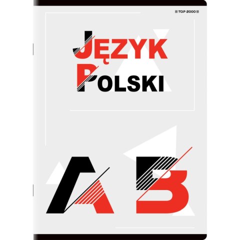 Brulion tematyczny j.polski A5 80k. 70g linia Top 2000 (400132308)