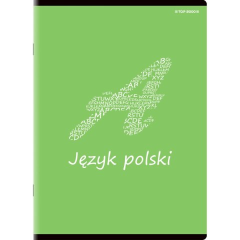 Brulion tematyczny j.polski A5 80k. 70g linia Top 2000 (400132308)