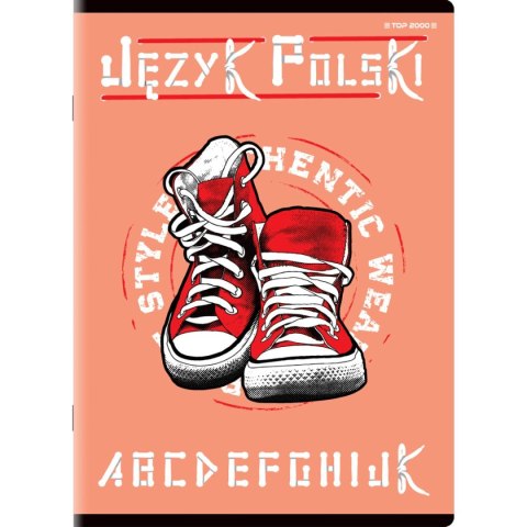 Brulion tematyczny j.polski A5 80k. 70g linia Top 2000 (400132308)