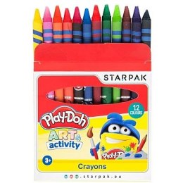 Kredki świecowe Play-Doh 12 kol. Starpak (453892)