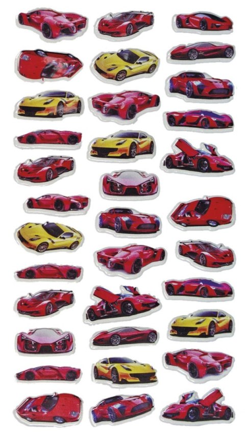 Naklejka (nalepka) Craft-Fun Series Samochody sportowe wypukłe Titanum (JN-U010)