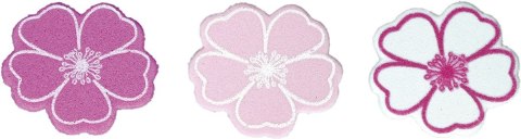 Naklejka (nalepka) Craft-Fun Series piankowe kwiaty Titanum (7519)