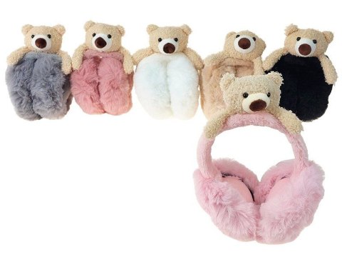 Opaska nauszniki pluszowe z misiem Adar (329416)