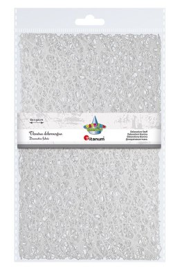 Ozdoba materiałowa Craft-Fun Series siatka koronkowa biała Titanum (25CR0331-14)