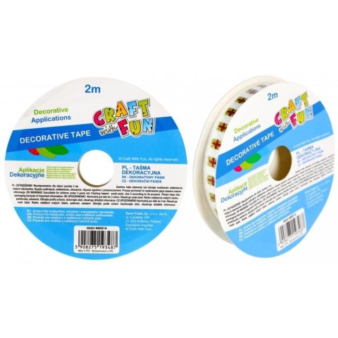 Taśma ozdobna 2x10 [mm x m] mix Craft With Fun (480014)