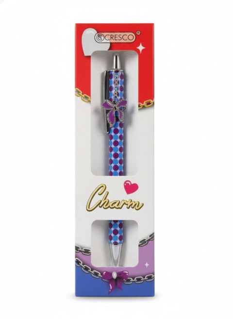 Długopis CHRAM Kokardka wkład niebieski Cresco (751001-4)