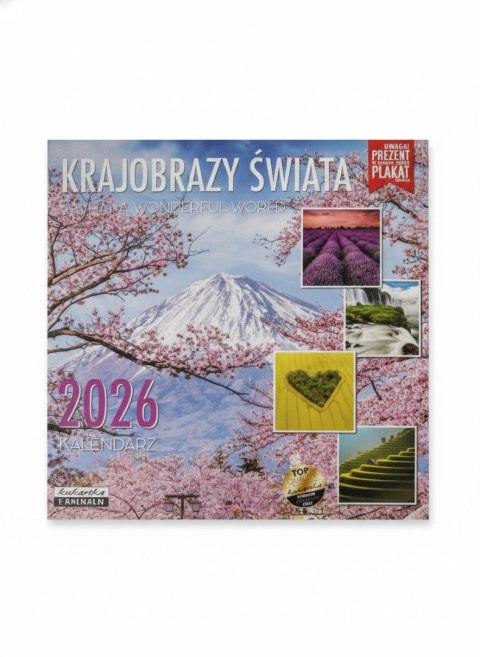 Kalendarz ścienny classic Q Krajobrazy Świata Kukartka