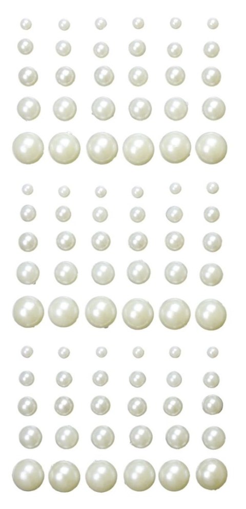 Kryształki Craft-Fun Series Perełki białe perłowy Titanum (24MH1206)