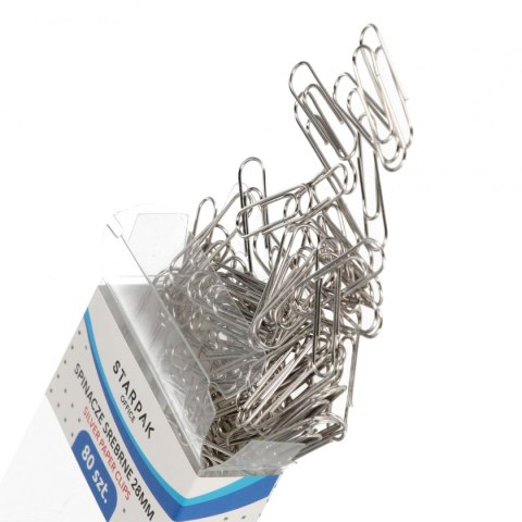 Spinacze okrągły Office 28mm 80 szt Starpak (563702)