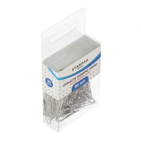 Spinacze okrągły Office 28mm 80 szt Starpak (563702)