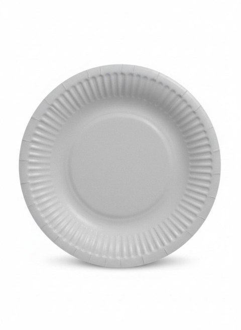 Talerz jednorazowy Monocolor Light Blue papier śr. 180mm 8 szt Paw (PPD8000705)