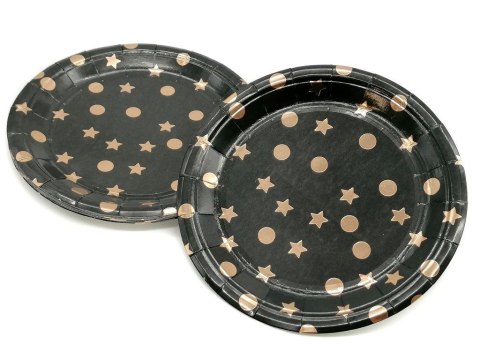 Talerz jednorazowy papier śr. 180mm 10 szt One Dollar (312135)