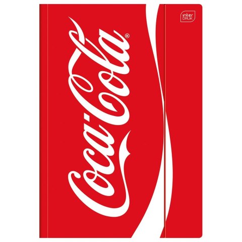 Teczka kartonowa na gumkę COCA COLA MAT+UV A4 mix Interdruk
