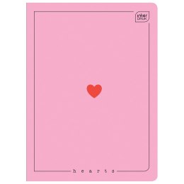 Zeszyt UV HEARTS A5 60# A5 60k. 70g krata Interdruk (5902277326775)