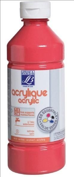 Farba akrylowa Lefranc&Bourgeois kolor: czerwony 500ml (188528) Farba akrylowa Lefranc&Bourgeois kolor: czerwony 500ml (188528)