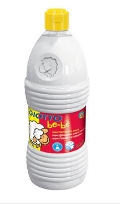 Farba tempera Giotto Be-Be kolor: biały 1000ml 1 kolor. (467501) Farba tempera Giotto Be-Be kolor: biały 1000ml 1 kolor. (467501)