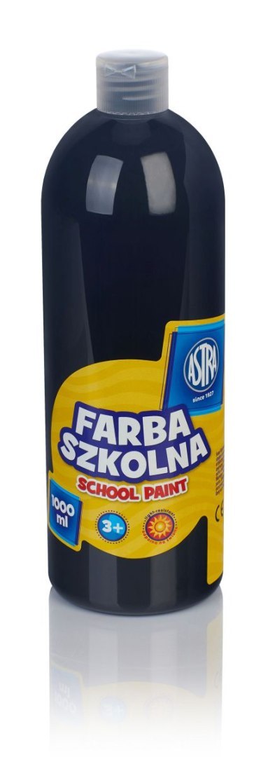Farby plakatowe Astra szkolne kolor: czarny 1000ml 1 kolor. Farby plakatowe Astra szkolne kolor: czarny 1000ml 1 kolor.