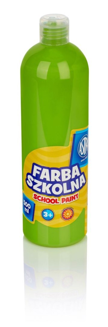 Farby plakatowe szkolne kolor: limonkowy 250ml 1 kolor. Astra Farby plakatowe szkolne kolor: limonkowy 250ml 1 kolor. Astra