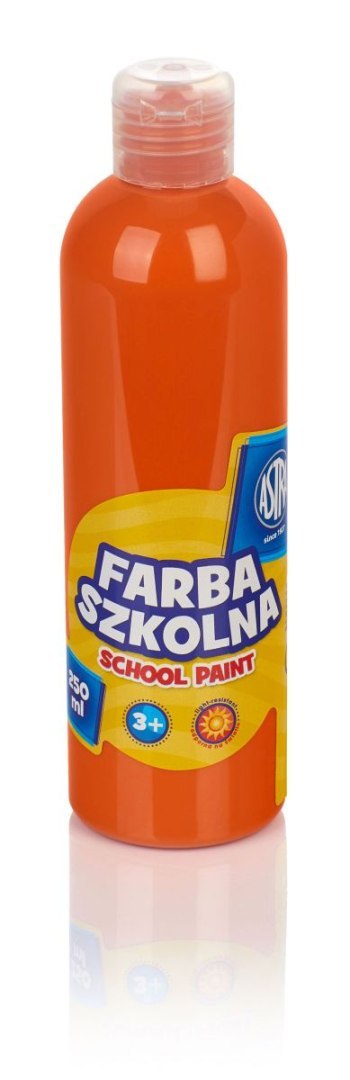Farby plakatowe Astra szkolne kolor: pomarańczowy 250ml 1 kolor. Farby plakatowe Astra szkolne kolor: pomarańczowy 250ml 1 kolor.