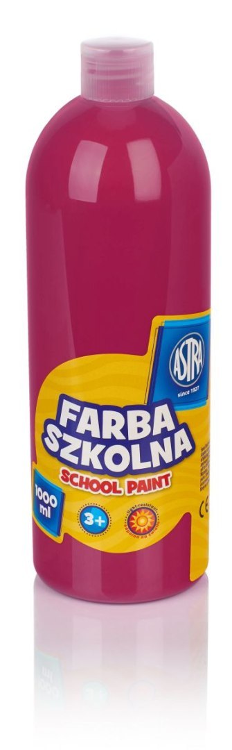 Farby plakatowe Astra szkolne kolor: różowy 1000ml 1 kolor. Farby plakatowe Astra szkolne kolor: różowy 1000ml 1 kolor.