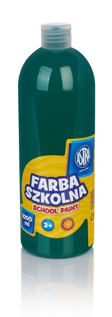 Farby plakatowe Astra szkolne kolor: zielony ciemny 1000ml 1 kolor. Farby plakatowe Astra szkolne kolor: zielony ciemny 1000ml 1 kolor.