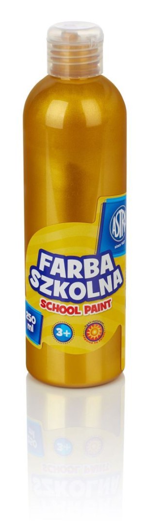 Farby plakatowe Astra szkolne kolor: złoty 250ml 1 kolor. Farby plakatowe Astra szkolne kolor: złoty 250ml 1 kolor.