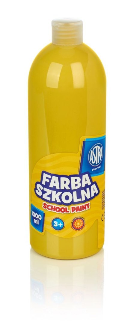 Farby plakatowe Astra szkolne kolor: żółty 1000ml 1 kolor. Farby plakatowe Astra szkolne kolor: żółty 1000ml 1 kolor.