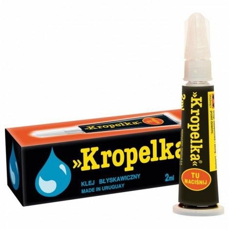 Klej błyskawiczny Kropelka 2ml 2g Klej błyskawiczny Kropelka 2ml 2g