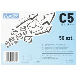 Koperta Bantex HK C5 biała (400089389) 50 sztuk