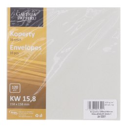 Koperta Galeria Papieru Millenium biała [mm:] 158x158 (282301) 10 sztuk