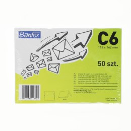 Koperta Bantex SK C6 biała (400089387) 50 sztuk
