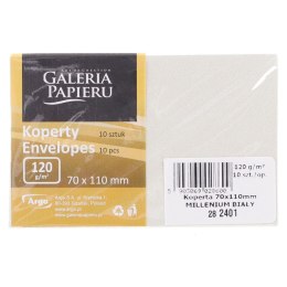Koperta Galeria Papieru millenium biała [mm:] 70x110 (282401) 10 sztuk